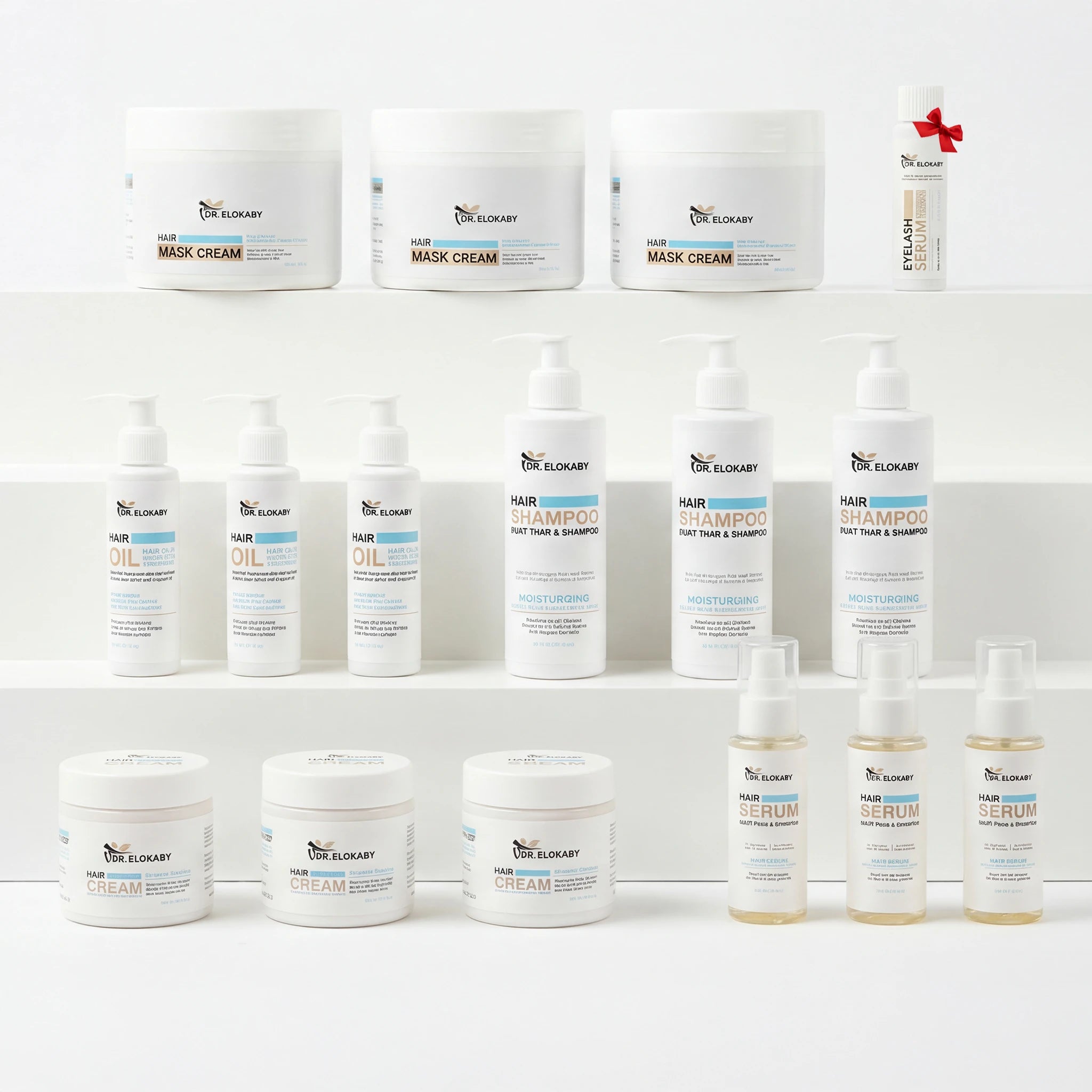 مجموعة بديل البروتين للترطيب وعلاج الجفاف والتقصف والهيشان (تكفي 3 شهور)