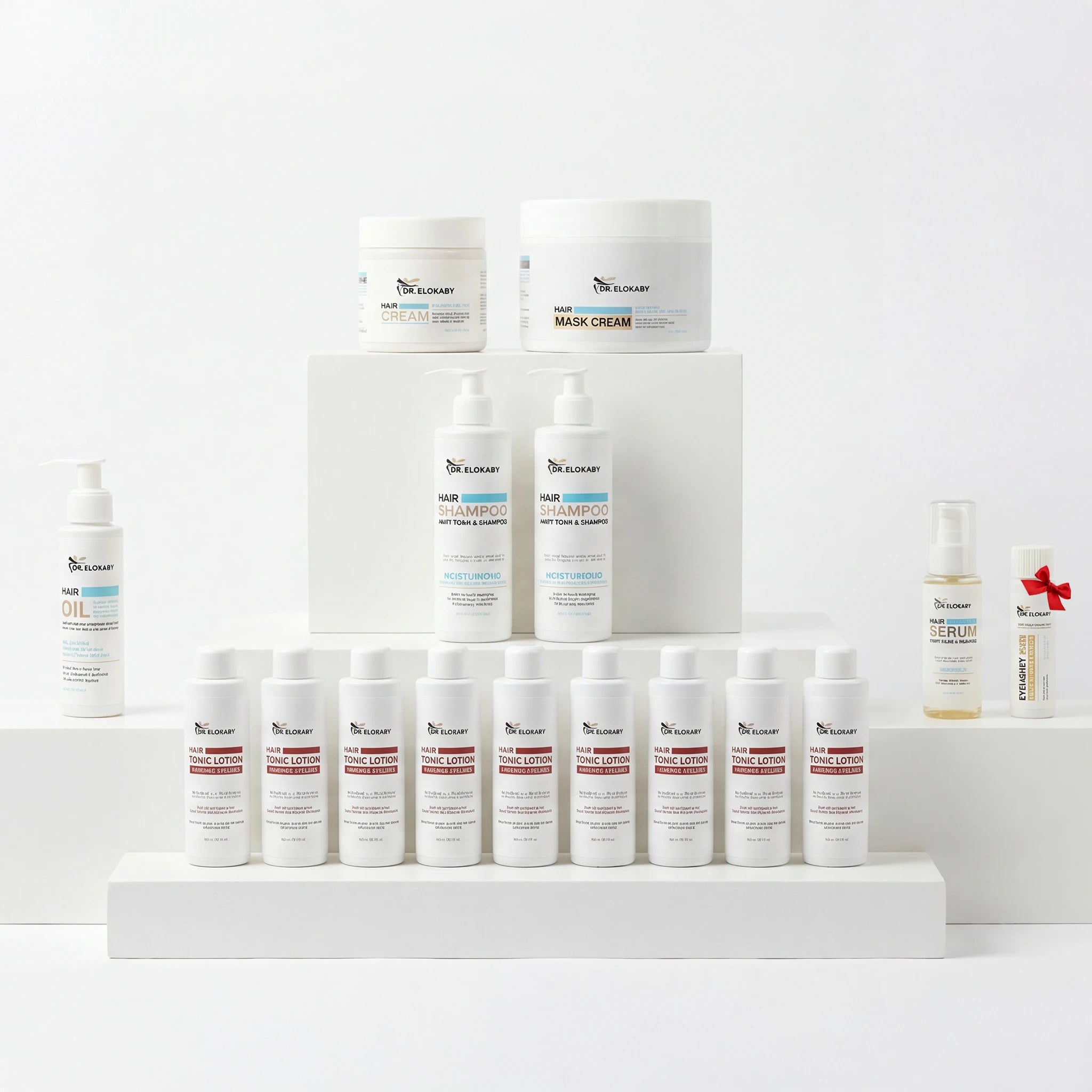 مجموعة علاج التساقط لمدة 3 شهور + مجموعة بديل البروتين هدية