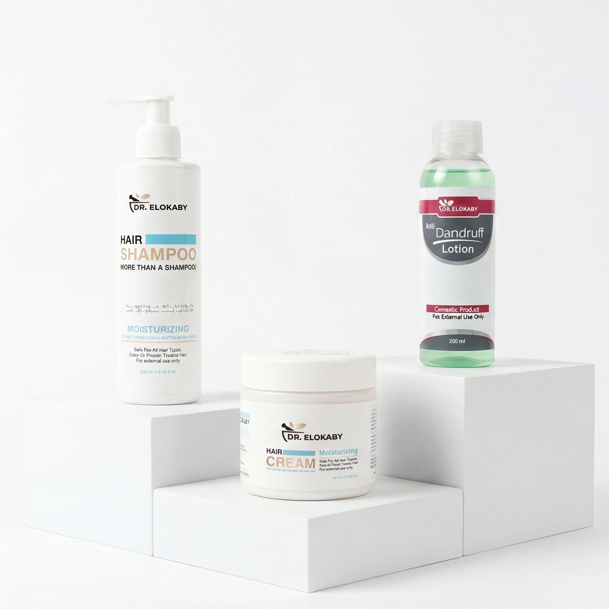 مجموعة علاج القشرة من صيدليات القشرة (تكفي شهر واحد)